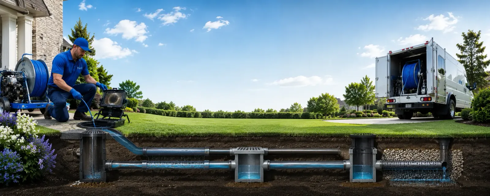 Outdoor drain cleaning information for Lackey, KY